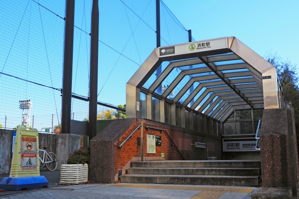 浜町運動場の外